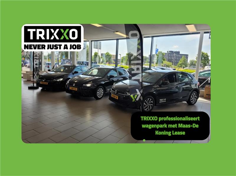TRIXXO professionaliseert wagenpark met Maas-De Koning Lease